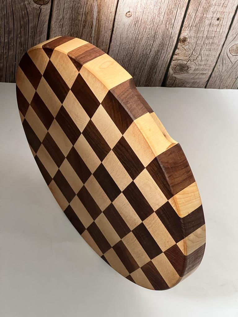 Round Chopping Board/Serving Board: End Grain + Reviews